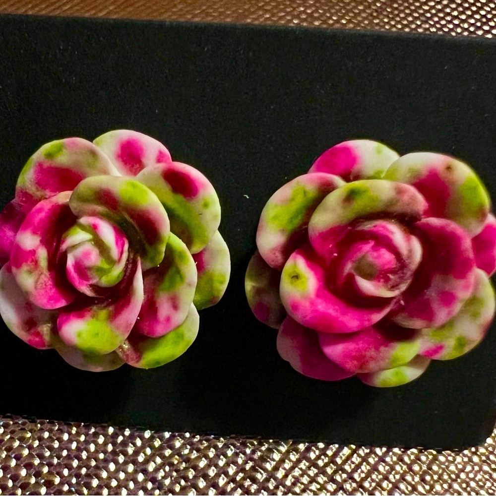 Handmade hypoallergenic stainless steel stud earrings